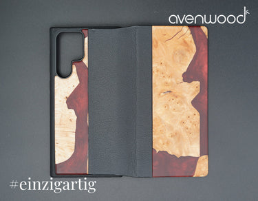 Samsung Galaxy S22 Ultra PORTO COLLECTION FLIPCASE 9630 Rot